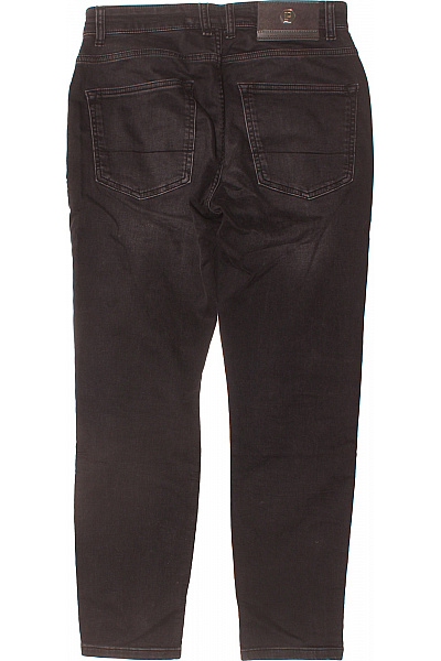 Luxury Pánské džíny úzké černé seprané slim fit Vel. 32/32 | Luxury | obrázek 2