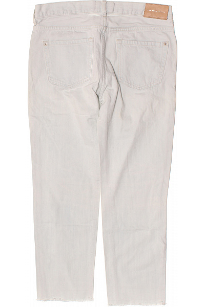 MANGO Dámské džíny světle modré zkrácené boyfriend seprané s kapsami Vel. M | MANGO | obrázek 2