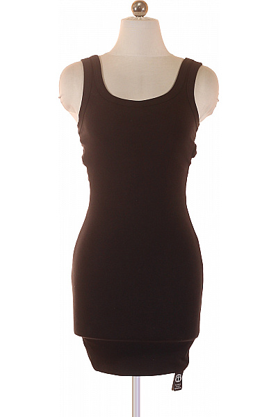 organic basics Dámské bavlněné tílkové šaty letní jednoduché černé Vel. XS | organic basics | obrázek 2