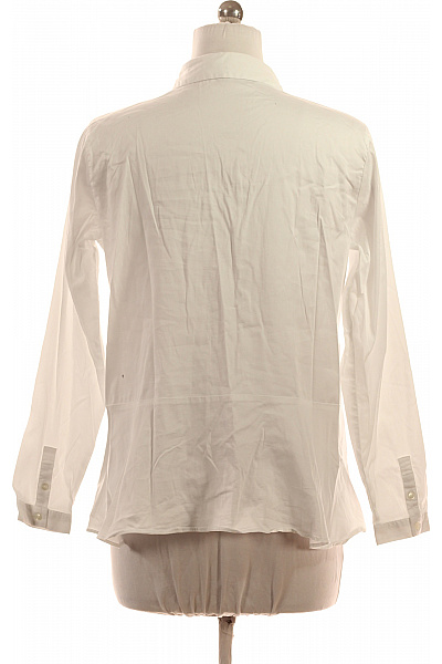 LAWRENCE GREY Dámská bílá košile dlouhý rukáv elegantní vypasovaná prodloužená Velikost 42 | LAWRENCE GREY | obrázek 2