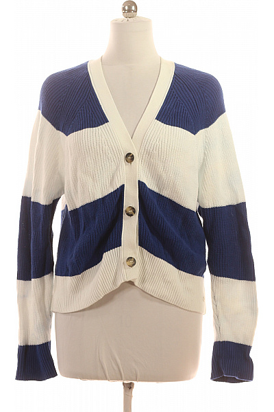 Marc O´Polo Dámský pruhovaný kardigan s dlouhým rukávem a výstřihem do V Velikost XL | Marc O´Polo | obrázek 2