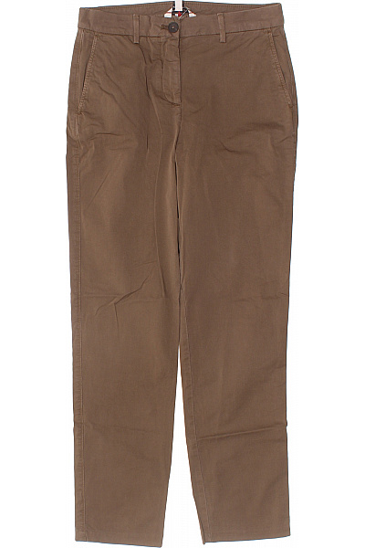 TOMMY HILFIGER Pánské hnědé plátěné rovné kalhoty volnočasové s kapsami Velikost XXS | TOMMY HILFIGER | obrázek 2
