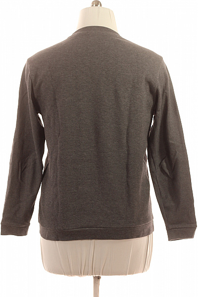 Hugo Boss Pánská bavlněná mikina šedá jednobarevná crewneck s dlouhým rukávem Vel. L | Hugo Boss | obrázek 3