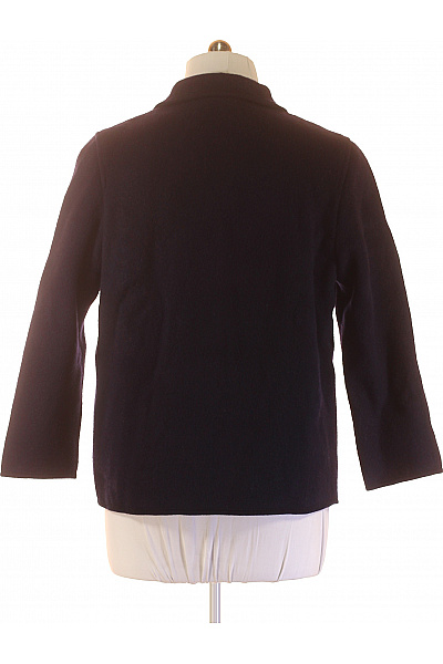 Dámský Kabát Vlněný Modrý GIESSWEIN Second hand Vel. 44 | GIESSWEIN | obrázek 2