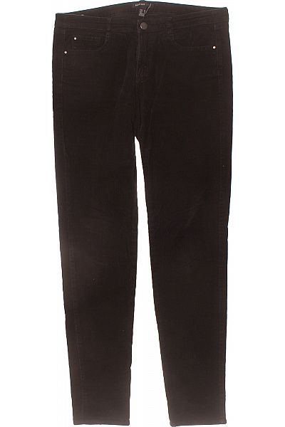 MANGO Dámské černé manšestrové kalhoty skinny s kapsami ležérní Velikost M | MANGO | obrázek 2