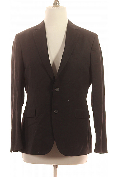 LAWRENCE GREY Pánské Polyesterové Sako Hnědé Jednořadé Business Ležérní Velikost 54 | LAWRENCE GREY | obrázek 2