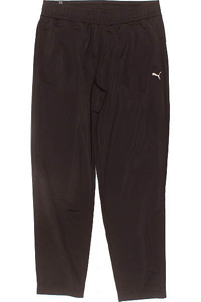 Puma Pánské tmavě hnědé sportovní volnočasové tepláky s pružným pasem Vel. s | Puma | obrázek 2