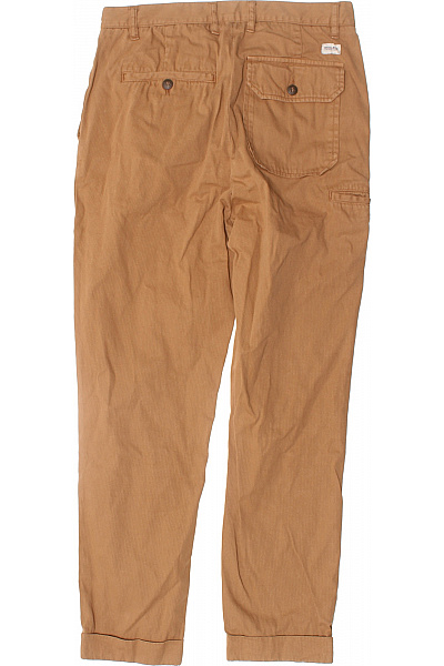 Woolrich Pánské manšestrové rovné kalhoty hnědé volnočasové s puky Vel. 28 | Woolrich | obrázek 2