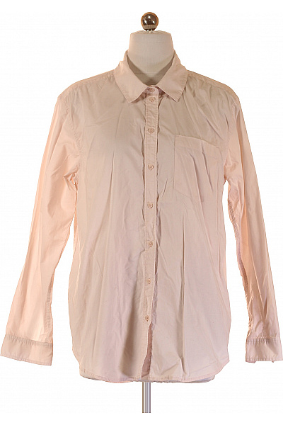 Dámská bavlněná košile s dlouhým rukávem růžová Vel. s | Unimoda | obrázek 2