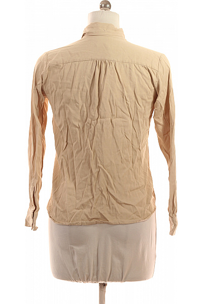 Seidensticker Dámská viskózová béžová košile elegantní s mašlí ležérní vypasovaná s dlouhým rukávem Vel. 34 | Seidensticker | obrázek 2