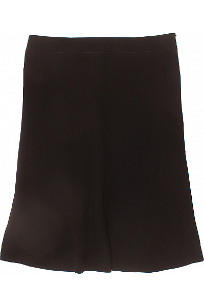 Marks & Spencer Dámská polyesterová černá áčková sukně elegantní ke kolenům Velikost EU 14 | Marks & Spencer | obrázek 2