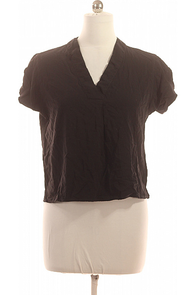 Gap Dámská černá halenka s krátkým rukávem a výstřihem do V Vel. M | Gap | obrázek 2