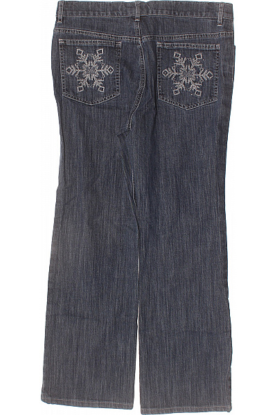 Escada Dámské Bavlněné Džíny Modré Klasické Rovné Široké Velikost EU 42 | Escada | obrázek 2