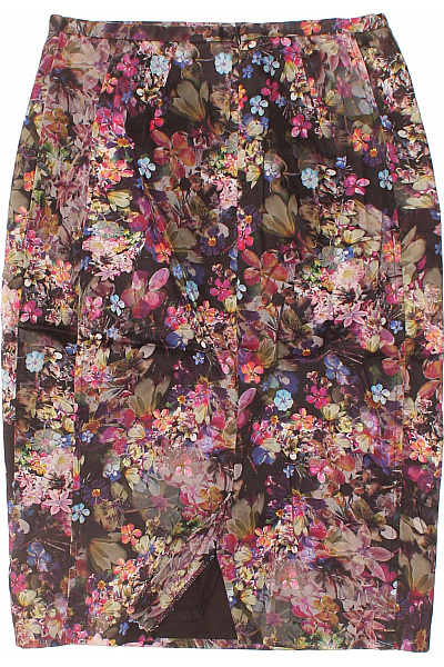 Oasis Dámská bavlněná pouzdrová sukně květinová vzorovaná tmavá Vel. 32 | Oasis | obrázek 3