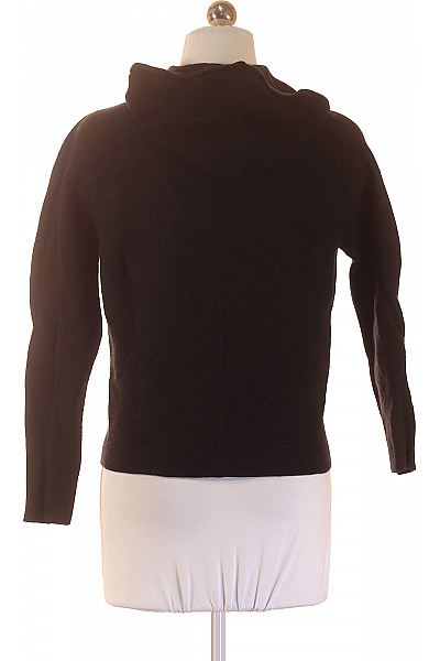 ALPHATAURI dámský svetr s kapucí pletený černý basic Velikost M | ALPHATAURI | obrázek 3