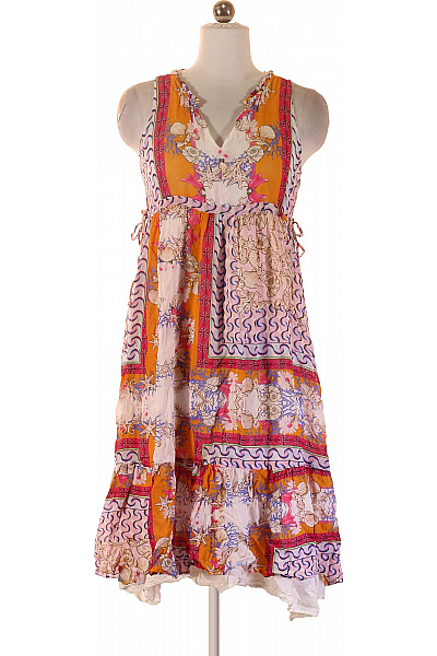 frogbox letní boho šaty barevné květované volné Velikost XS | frogbox | obrázek 2