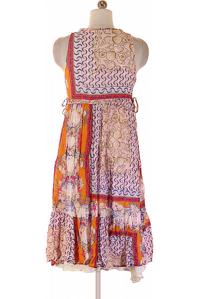 frogbox letní boho šaty barevné květované volné Velikost XS | frogbox | obrázek 3