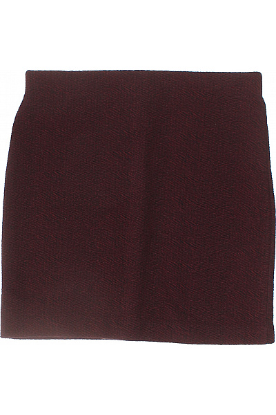 Esprit Dámská pouzdrová mini sukně polyesterová tmavě červená jednobarevná elastická Vel. S | Esprit | obrázek 3