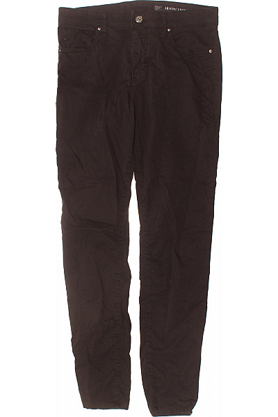 ARMANI Dámské Tmavě Hnědé Strečové úzké Džíny Klasické S Kapsami Vel. 29