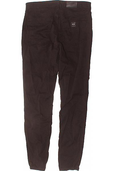 ARMANI Dámské tmavě hnědé strečové úzké džíny klasické s kapsami Vel. 29 | ARMANI | obrázek 2