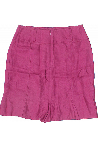 Hobbs Růžová lněná krátká áčková sukně letní rovná Velikost EU 12 | Hobbs | obrázek 3