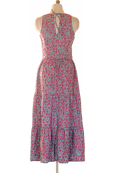 Esprit Dámské maxi letní šaty volné květované růžové tyrkysové Velikost 36 | Esprit | obrázek 3