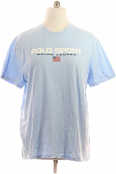 Pánské modré tričko krátký rukáv s nápisem sportovní basic Vel. xxl | Unimoda | obrázek 2