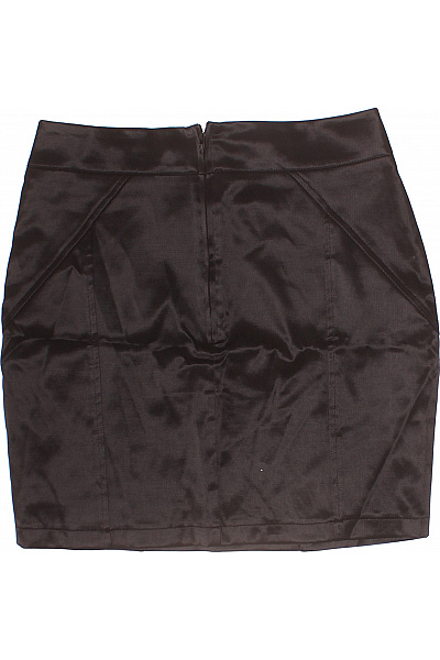 HALLHUBER Dámská černá saténová mini pouzdrová sexy krátká Velikost 34 | HALLHUBER | obrázek 3