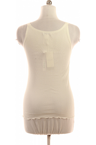 Rosemunde Dámské žebrované tílko krémové basic tenká ramínka letní Velikost l | Rosemunde | obrázek 3