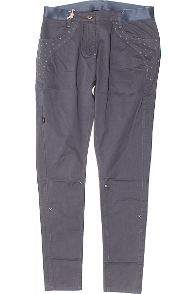 Dámské šedé skinny kalhoty volnočasové s kapsami Vel. 36 | Unimoda | obrázek 2