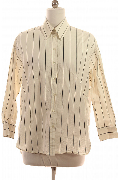 Seidensticker Dámská bavlněná košile krémová pruhovaná volná ležérní Velikost 38 | Seidensticker | obrázek 2