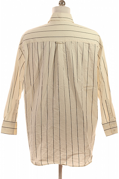 Seidensticker Dámská bavlněná košile krémová pruhovaná volná ležérní Velikost 38 | Seidensticker | obrázek 3