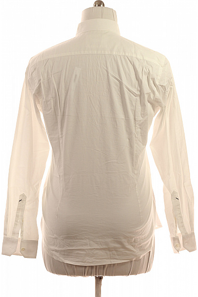 U.S.POLO ASSN. Bavlněná bílá košile s dlouhým rukávem slim fit s výšivkou elegantní Velikost l | U.S.POLO ASSN. | obrázek 3