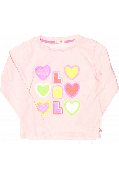 Billieblush Dívčí růžové tričko dlouhý rukáv LOL srdce nášivky Vel. 5 LET | Billieblush | obrázek 2
