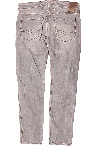 REPLAY Pánské Džíny Šedé Second hand Vel. 32/33 | REPLAY | obrázek 2