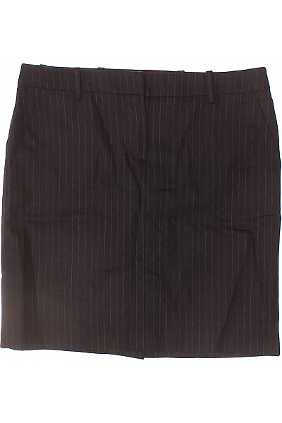 Marc O´Polo Dámská viskózová pouzdrová sukně krátká business pruhovaná černá Vel. 34 | Marc O´Polo | obrázek 2