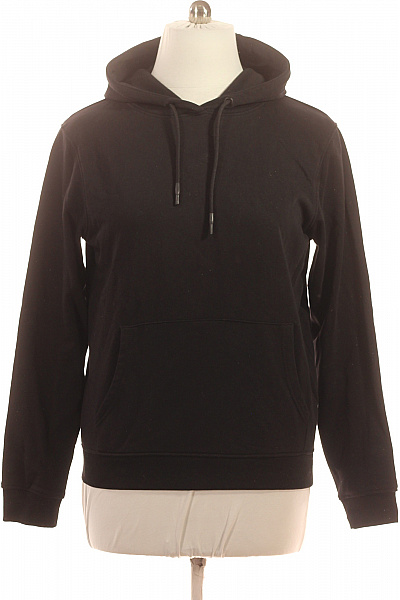 PLEIN SPORT Pánská černá Mikina S Kapucí Přes Hlavu Klokaní Kapsou Streetwear Vel. Xl