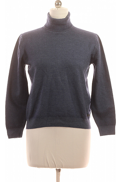 PIERRE CARDIN Dámský vlněný rolák podzimní zimní elegantní modrý Vel. XL | PIERRE CARDIN | obrázek 2