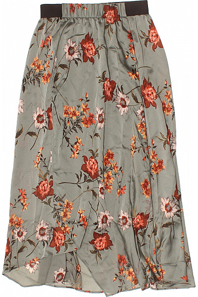 ZARA Dámská květinová midi sukně s potiskem a gumou v pase Velikost EU XS | ZARA | obrázek 2