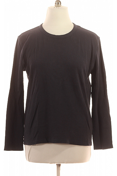 MC NEAL Pánské Tričko Dlouhý Rukáv Černé Žebrované Basic Kulatý Vel. XXXL | MC NEAL | obrázek 2