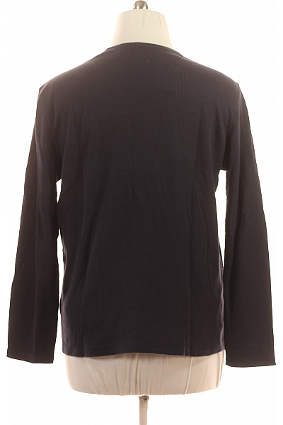 MC NEAL Pánské Tričko Dlouhý Rukáv Černé Žebrované Basic Kulatý Vel. XXXL | MC NEAL | obrázek 3