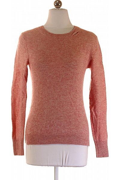 Dine'n Dance Dámský Kašmírový Svetr Růžový Pletený Vel. 36