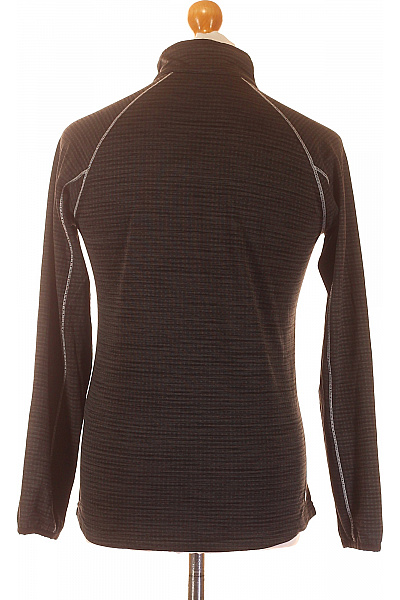 REGATTA Pánské funkční tričko dlouhý rukáv tmavě šedé pruhované outdoorové Vel. UK 15 | REGATTA | obrázek 2