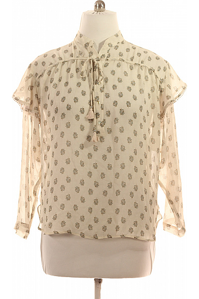 reserved Dámská halenka s dlouhým rukávem a potiskem béžová Velikost L | reserved | obrázek 2
