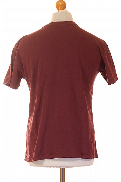 LOOKS BY WOLFGANG JOOP Pánské bavlněné tričko vínové s krátkým rukávem retro s nápisem Velikost M | LOOKS BY WOLFGANG JOOP | obrázek 2