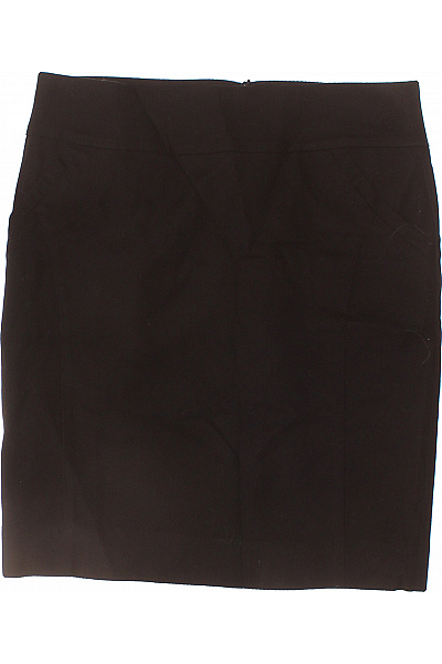 reserved Dámská bavlněná pouzdrová černá business sukně krátká elegantní Vel. EU 38 | reserved | obrázek 2