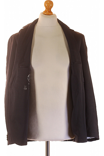 Hugo Boss Pánské tmavé bavlněné sako volnočasové jednořadé lodičkové kapsy Velikost L | Hugo Boss | obrázek 4