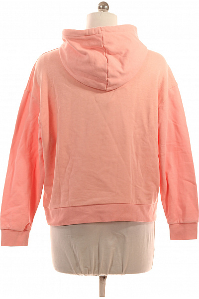 ARMANI růžová bavlněná mikina s kapucí a výšivkou Velikost l | ARMANI | obrázek 3