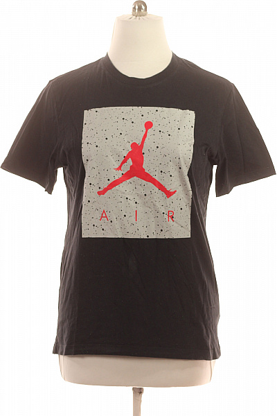 Nike Pánské Bavlněné Tričko černé S Krátkým Rukávem A Potiskem Velikost L