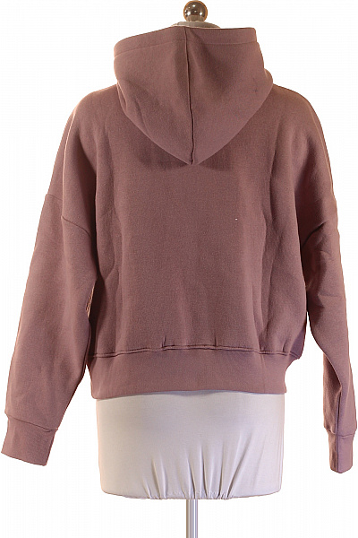 Hunkemoller dámská bavlněná mikina s kapucí a výšivkou růžová crop Velikost S | Hunkemoller | obrázek 3